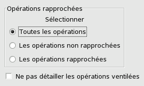 Figure 15.13 : Création d'un état : autres sélections